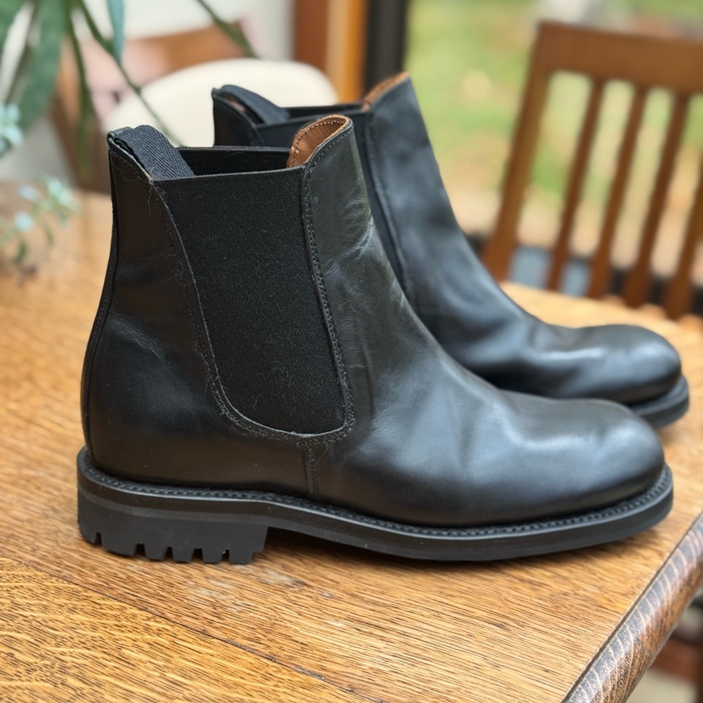 Sanders Parrett Chelsea Boots Black Ankle Boots for Women